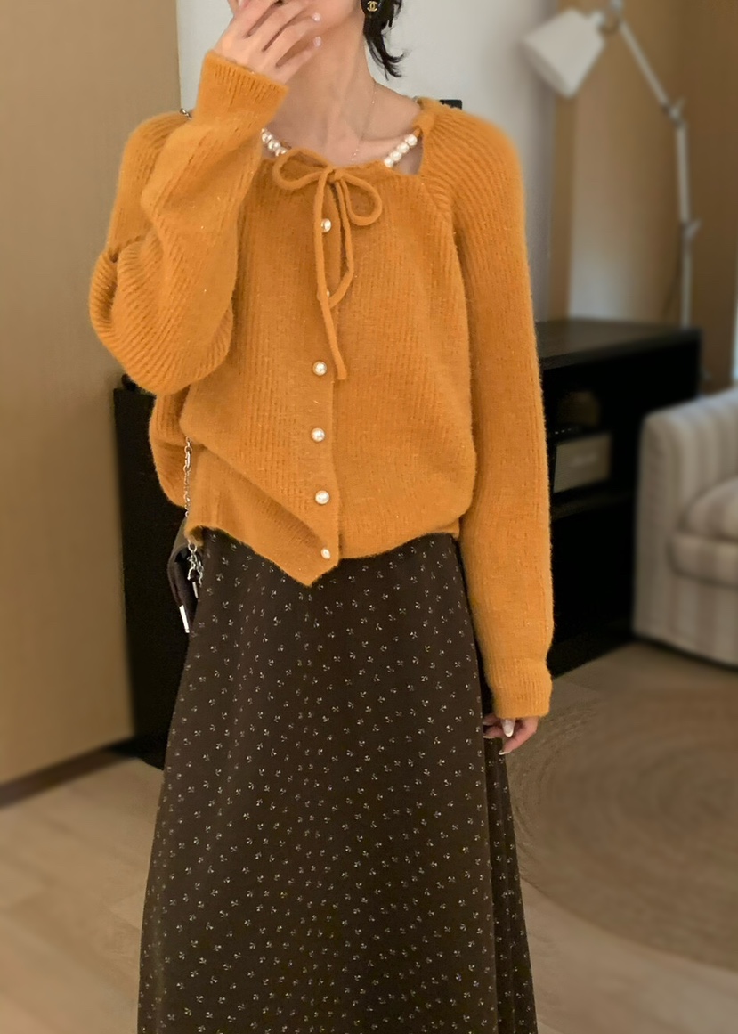 OLA韓國直郵㊣女裝新款時尚熱賣職業休閑25秋冬推薦人氣針織衫mellor/OLA針織衫