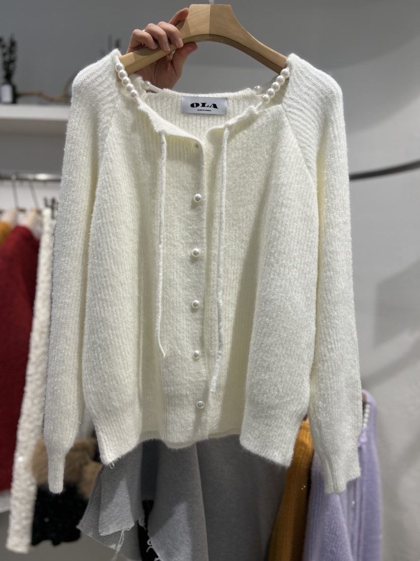 OLA韓國直郵㊣女裝新款時尚熱賣職業休閑25秋冬推薦人氣針織衫mellor/OLA針織衫圖色1