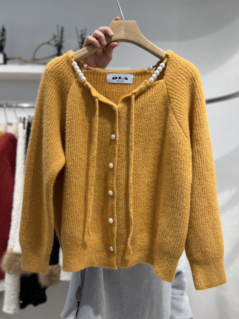 OLA韓國直郵㊣女裝新款時尚熱賣職業休閑25秋冬推薦人氣針織衫mellor/OLA針織衫圖色3