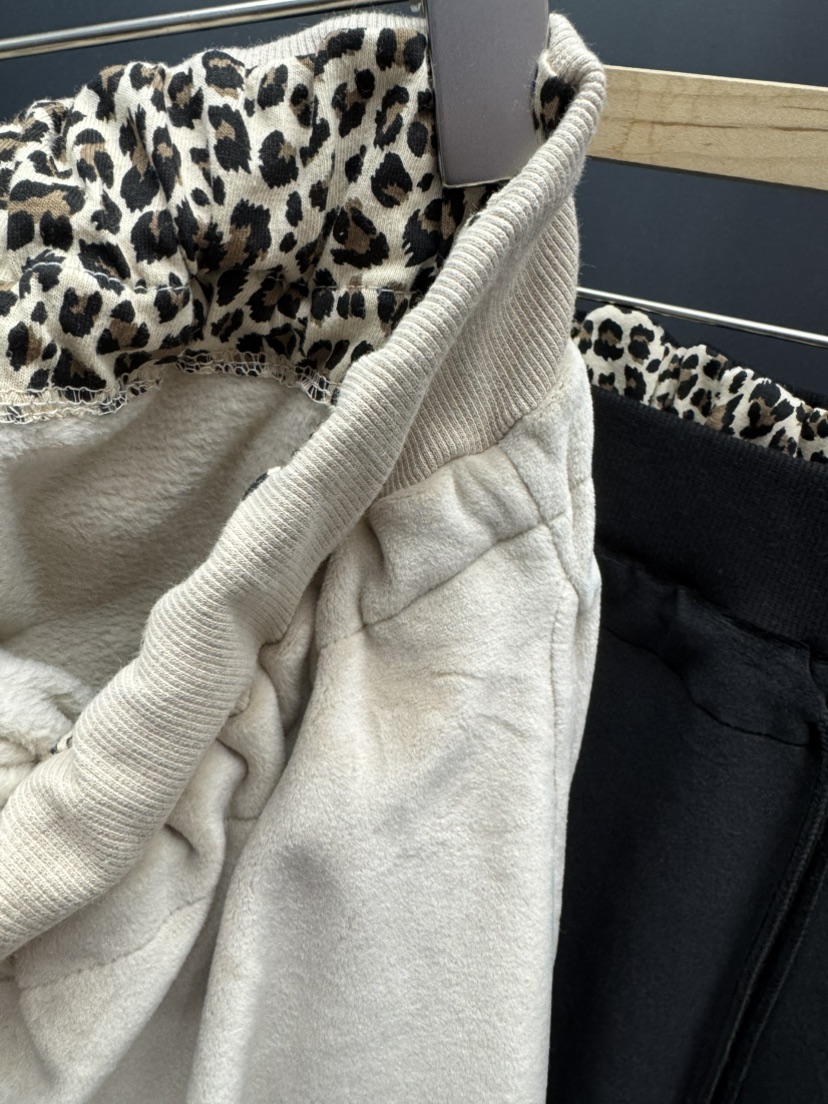 UNA/THE MAY東大門㊣直郵女士新品休閑休閑褲加絨皮褲貂皮THEMAY/UNA休閑褲