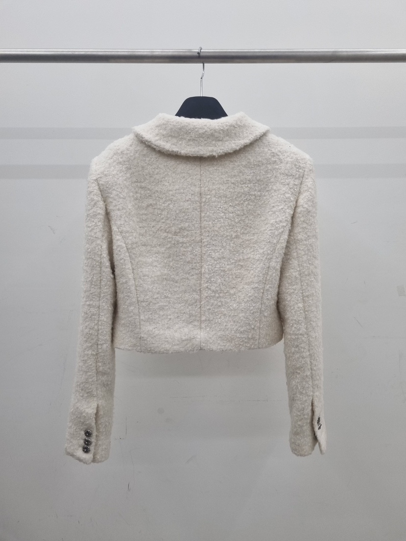 VERANDA東大門㊣直郵女士新款推薦休閑熱賣真品夾克粗花呢羊毛VERANDA夾克