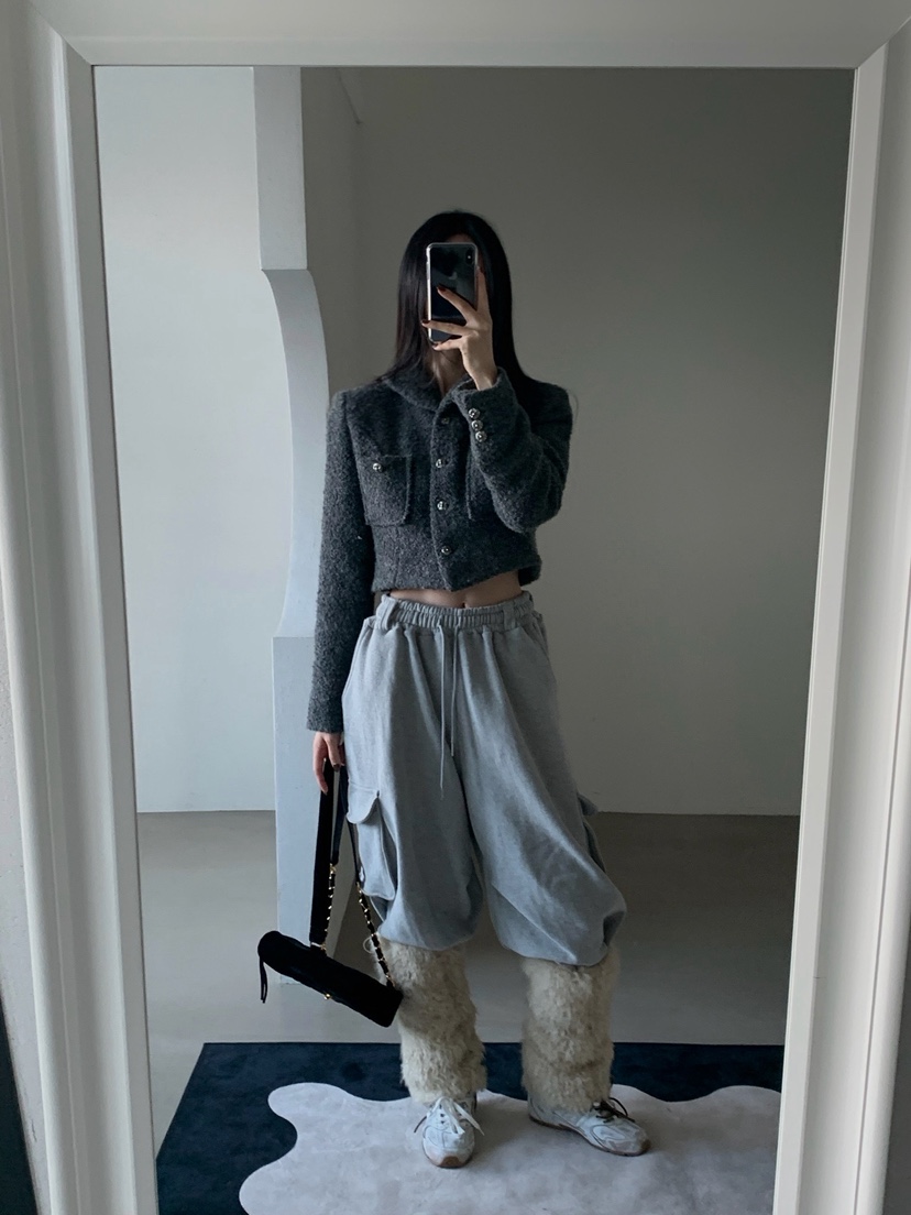 VERANDA東大門㊣直郵女士新款推薦休閑熱賣真品夾克粗花呢羊毛VERANDA夾克