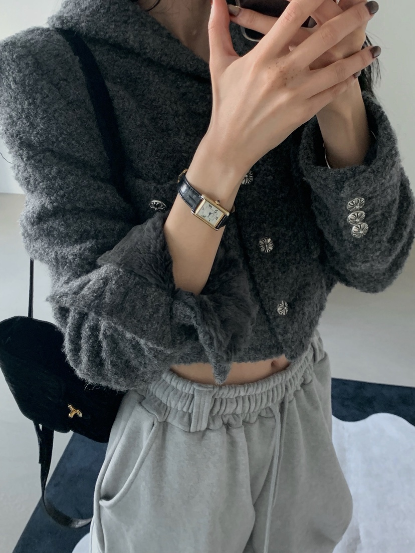 VERANDA東大門㊣直郵女士新款推薦休閑熱賣真品夾克粗花呢羊毛VERANDA夾克