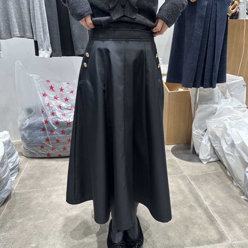 ENVY韓國直郵㊣女裝新品人氣推薦25秋冬真品時尚熱賣長裙紐扣ENVY長裙圖色2