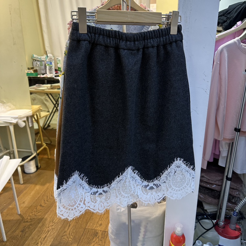 COCO HOLIC韓國代購㊣女士新品職業真品人氣半身裙中短裙蕾絲COCO HOLIC半身裙/中短裙