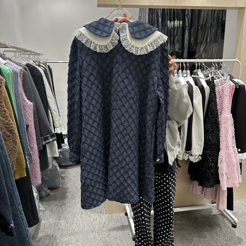 NAPKIN東大門㊣直郵女士新品時尚熱賣25秋冬休閑推薦連衣裙NAPKIN連衣裙