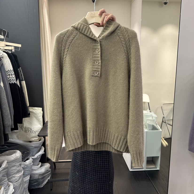 SALT BREAD韓國代購㊣女士新款25秋冬休閑時尚推薦人氣毛衣SALT BREAD毛衣圖色1