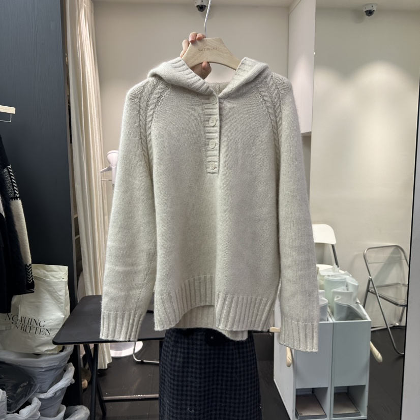 SALT BREAD韓國代購㊣女士新款25秋冬休閑時尚推薦人氣毛衣SALT BREAD毛衣圖色2