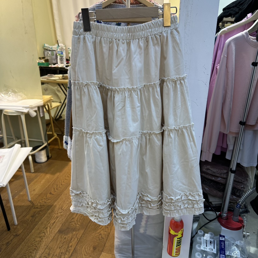 COCO HOLIC韓國直郵㊣女裝新款職業真品25秋冬長裙百褶褶裙COCO HOLIC長裙圖色1