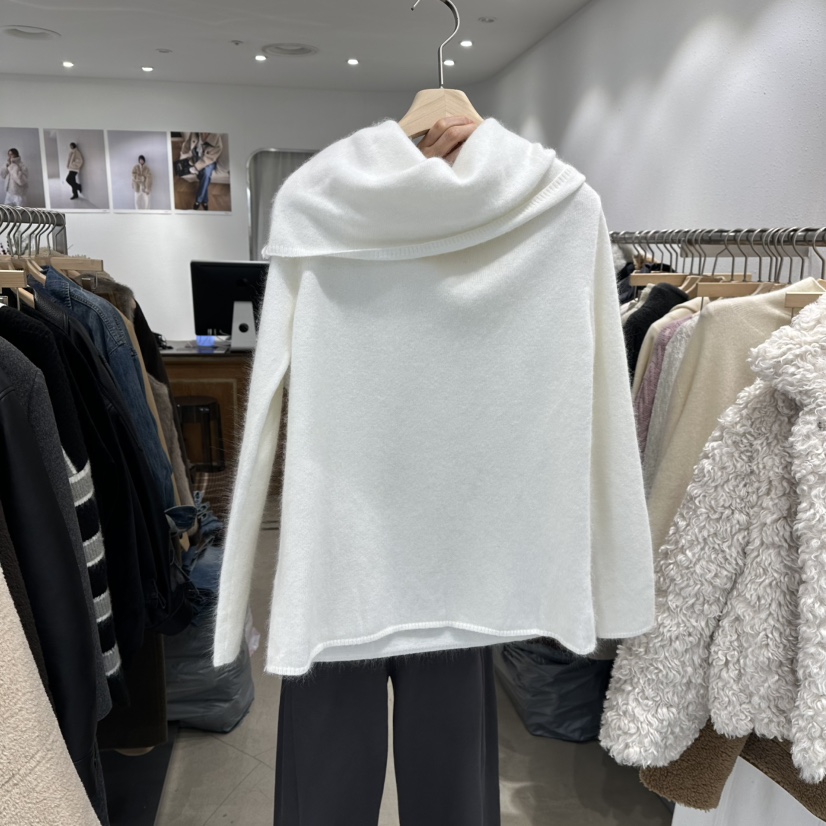 ACKER東大門㊣實拍女士新品推薦真品25秋冬時尚針織衫羊毛高領ACKER針織衫