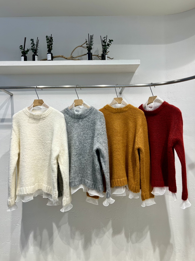 OLA東大門㊣直郵女士新款職業人氣休閑25秋冬真品時尚針織衫mellor/OLA針織衫