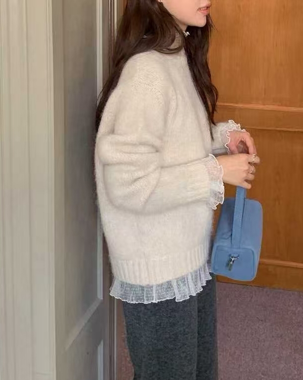 OLA東大門㊣直郵女士新款職業人氣休閑25秋冬真品時尚針織衫mellor/OLA針織衫