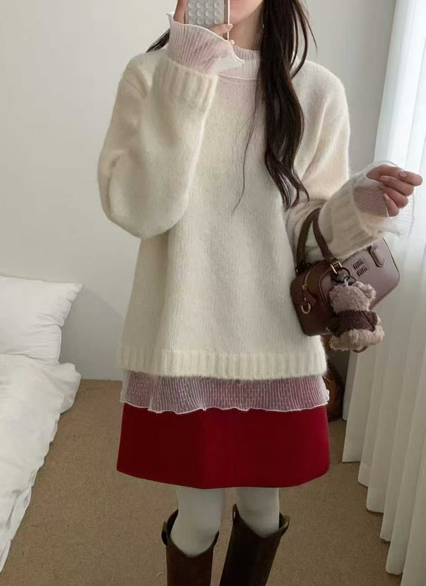 OLA東大門㊣直郵女士新款職業人氣休閑25秋冬真品時尚針織衫mellor/OLA針織衫