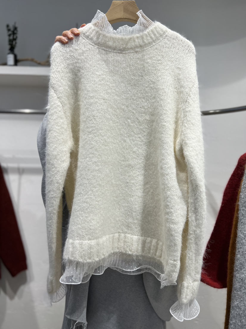 OLA東大門㊣直郵女士新款職業人氣休閑25秋冬真品時尚針織衫mellor/OLA針織衫圖色1