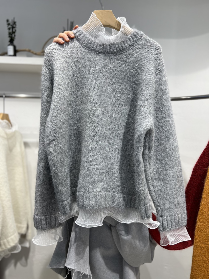 OLA東大門㊣直郵女士新款職業人氣休閑25秋冬真品時尚針織衫mellor/OLA針織衫圖色2