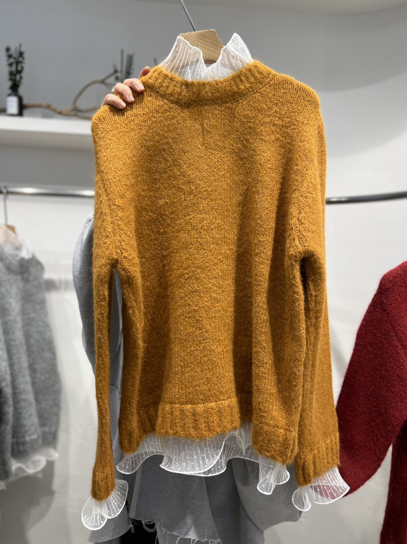 OLA東大門㊣直郵女士新款職業人氣休閑25秋冬真品時尚針織衫mellor/OLA針織衫圖色3