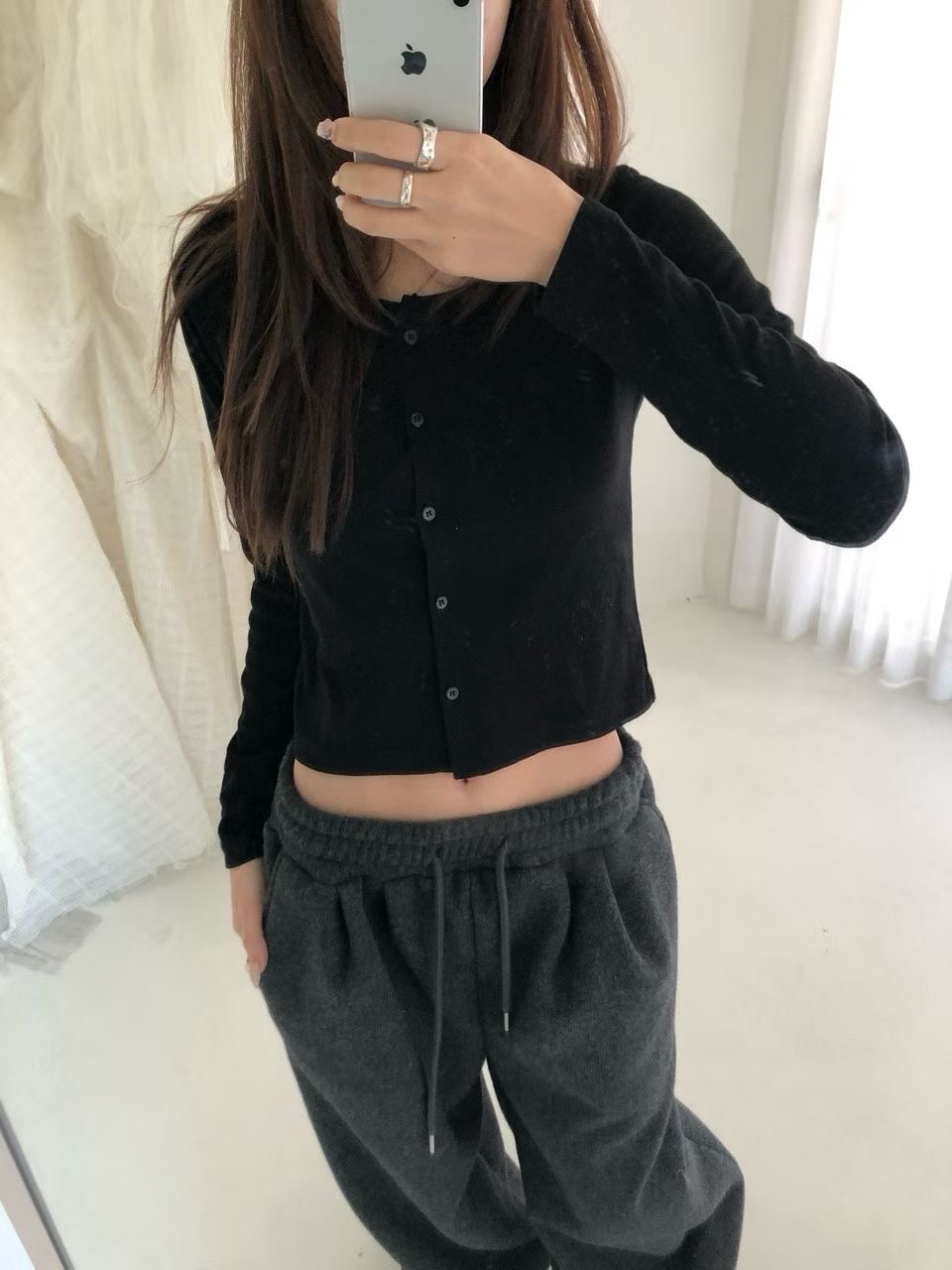 HIDDENHILLS韓國直郵㊣女裝新品推薦25秋冬休閑真品時尚針織衫HIDDENHILLS針織衫圖色2