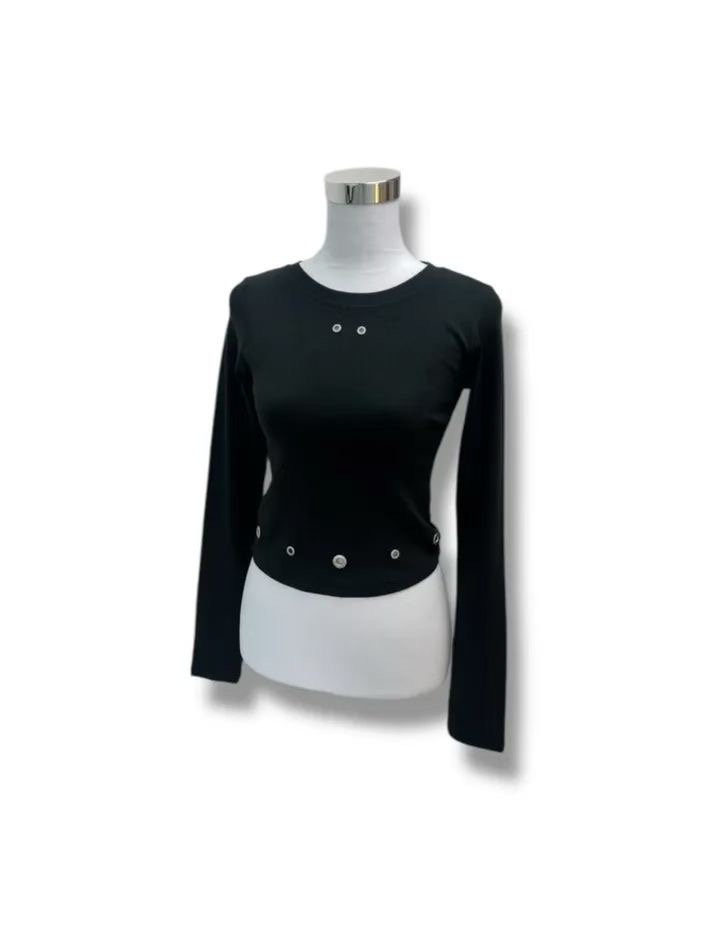 HIDDENHILLS韓國直郵㊣女士新品真品推薦熱賣職業休閑長袖T恤HIDDENHILLS長袖T恤圖色3