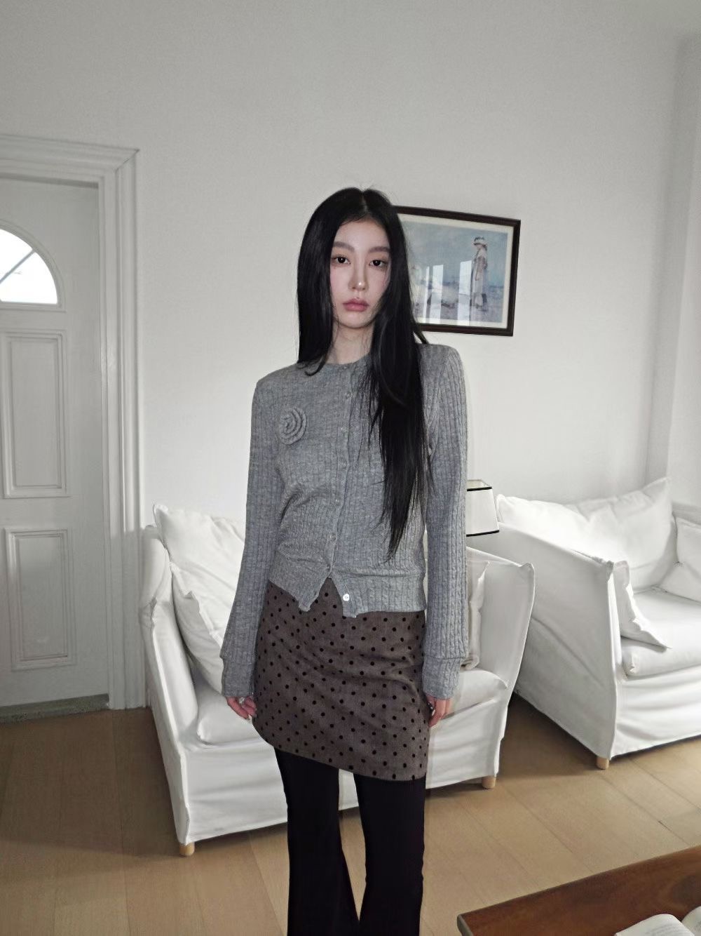 HIDDENHILLS東大門㊣實拍女裝新款人氣25秋冬推薦熱賣時尚短裙HIDDENHILLS短裙