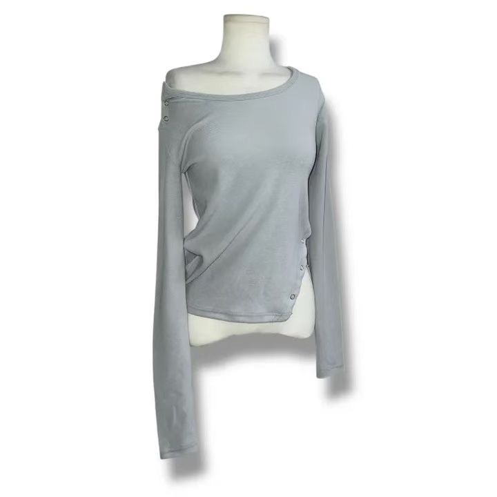 HIDDENHILLS東大門㊣實拍女士新款真品推薦熱賣時尚長袖T恤HIDDENHILLS長袖T恤圖色3