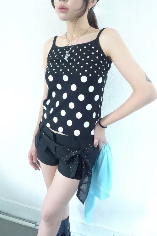 HIDDENHILLS東大門㊣直郵女裝新款真品人氣時尚職業吊帶背心HIDDENHILLS吊帶/背心圖色1