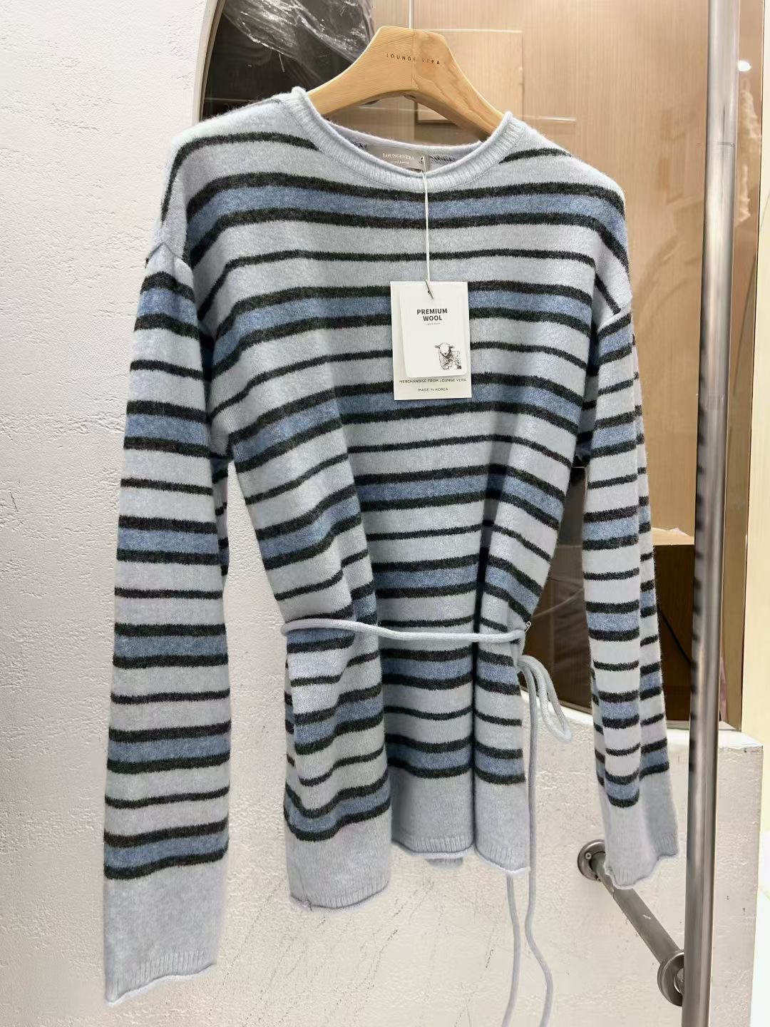 LOUNGE VERA東大門㊣代購女士新品休閑25秋冬職業熱賣針織衫LOUNGE VERA-2件訂針織衫圖色1