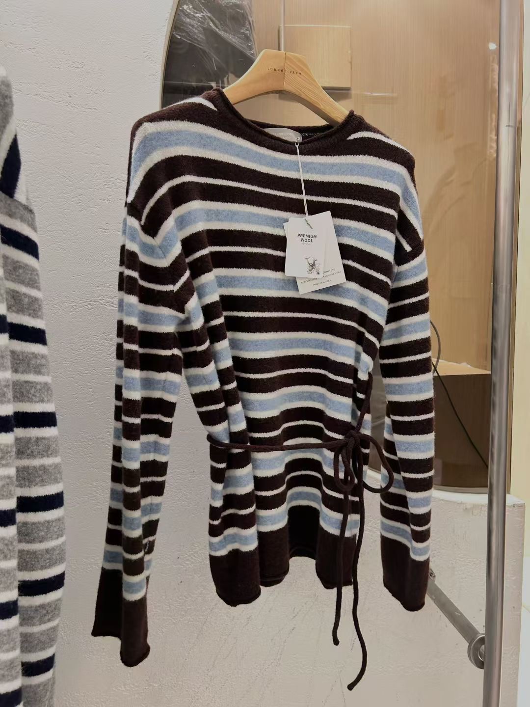 LOUNGE VERA東大門㊣代購女士新品休閑25秋冬職業熱賣針織衫LOUNGE VERA-2件訂針織衫圖色2