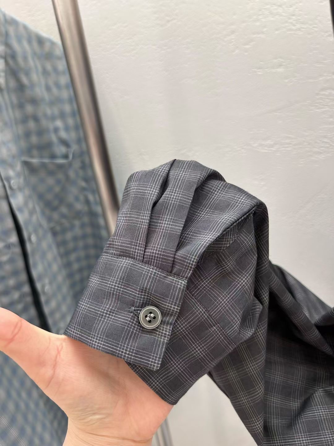 LOUNGE VERA韓國代購㊣女士新品時尚休閑推薦襯衫蕾絲衫格紋LOUNGE VERA-2件訂襯衫/蕾絲衫