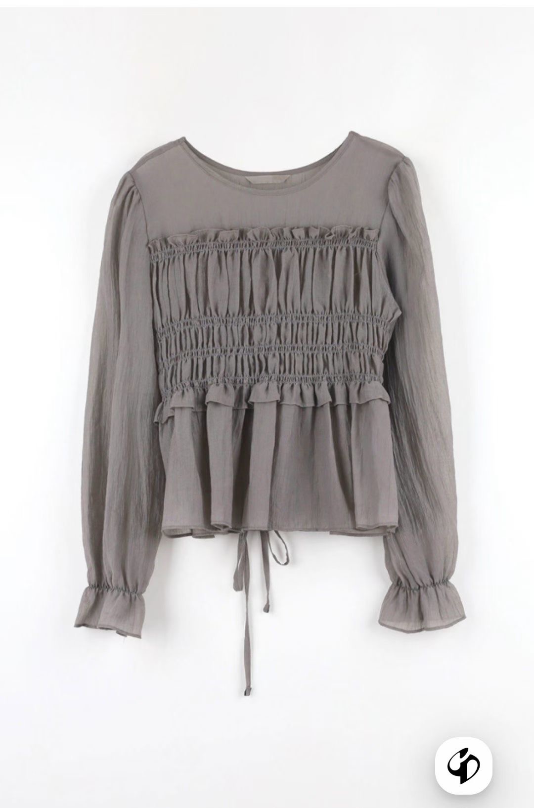 LOUNGE VERA韓國代購㊣女士新品人氣真品休閑時尚襯衫蕾絲衫LOUNGE VERA-2件訂襯衫/蕾絲衫圖色1