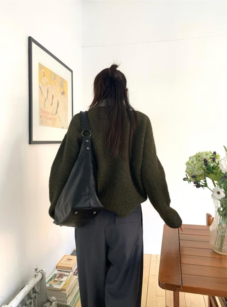 ALL OF US韓國代購㊣女士新品休閑25秋冬時尚真品推薦毛衣ALL OF US毛衣