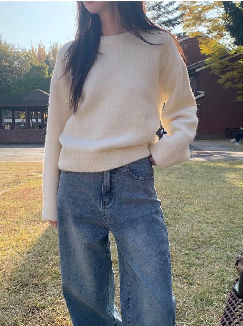 ALL OF US韓國代購㊣女士新品休閑25秋冬時尚真品推薦毛衣ALL OF US毛衣圖色3