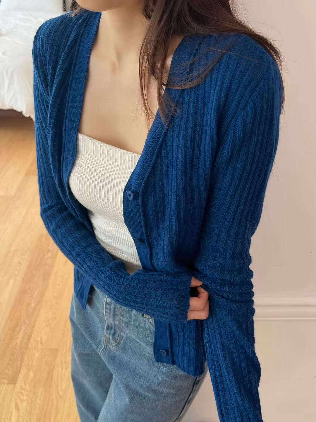 ALL OF US東大門㊣代購女裝新品人氣職業休閑熱賣推薦針織衫ALL OF US針織衫圖色3