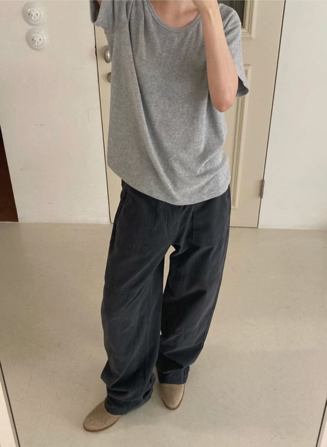 ALL OF US韓國直郵㊣女士新品休閑人氣時尚職業25秋冬T恤ALL OF UST恤