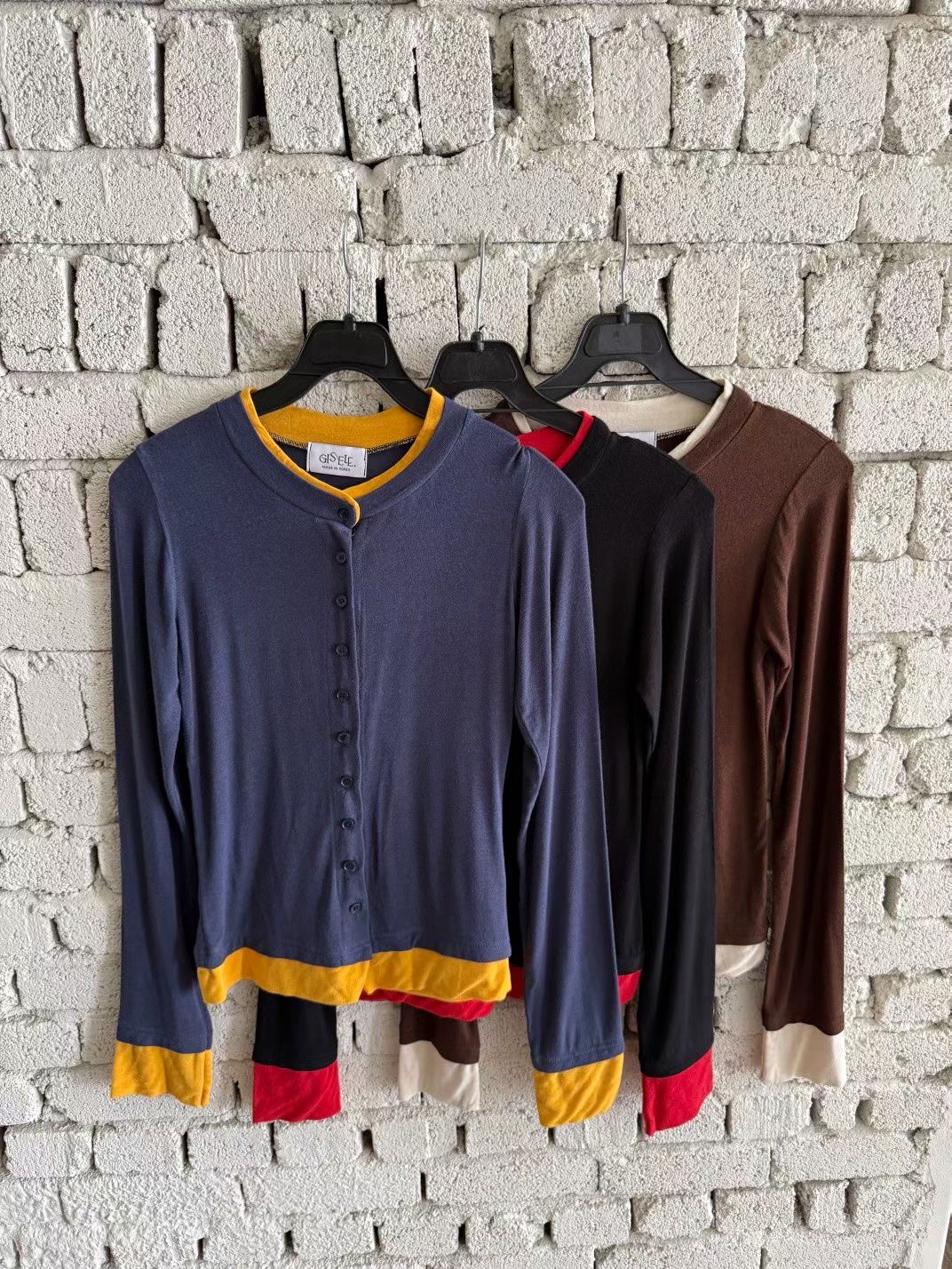 GISELE東大門㊣代購女士新款真品休閑熱賣針織衫羊毛衫雙層GISELE針織衫