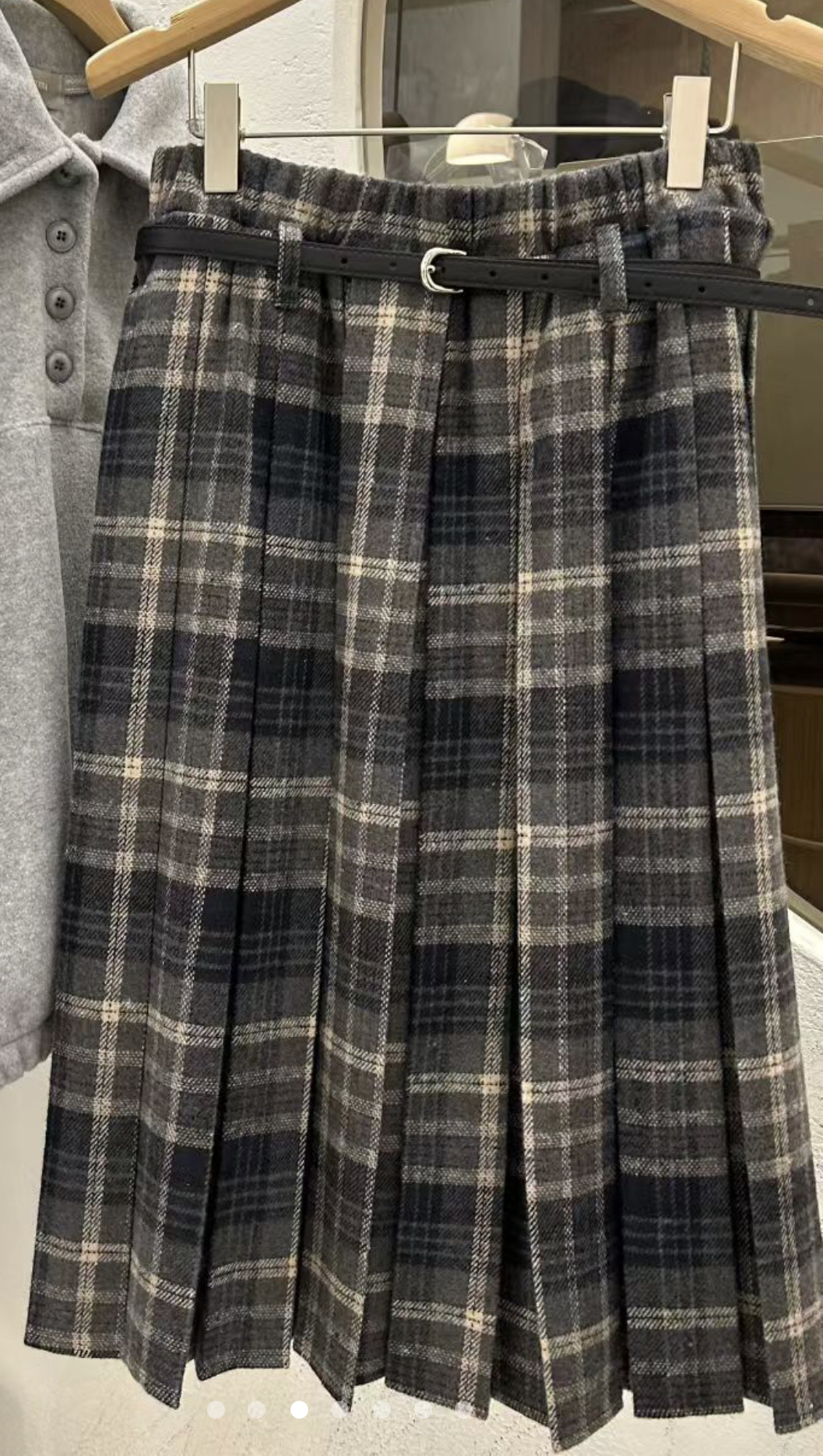 LOUNGE VERA東大門㊣實拍女裝新款熱賣半身裙中短裙不含腰帶LOUNGE VERA-2件訂半身裙/中短裙圖色1