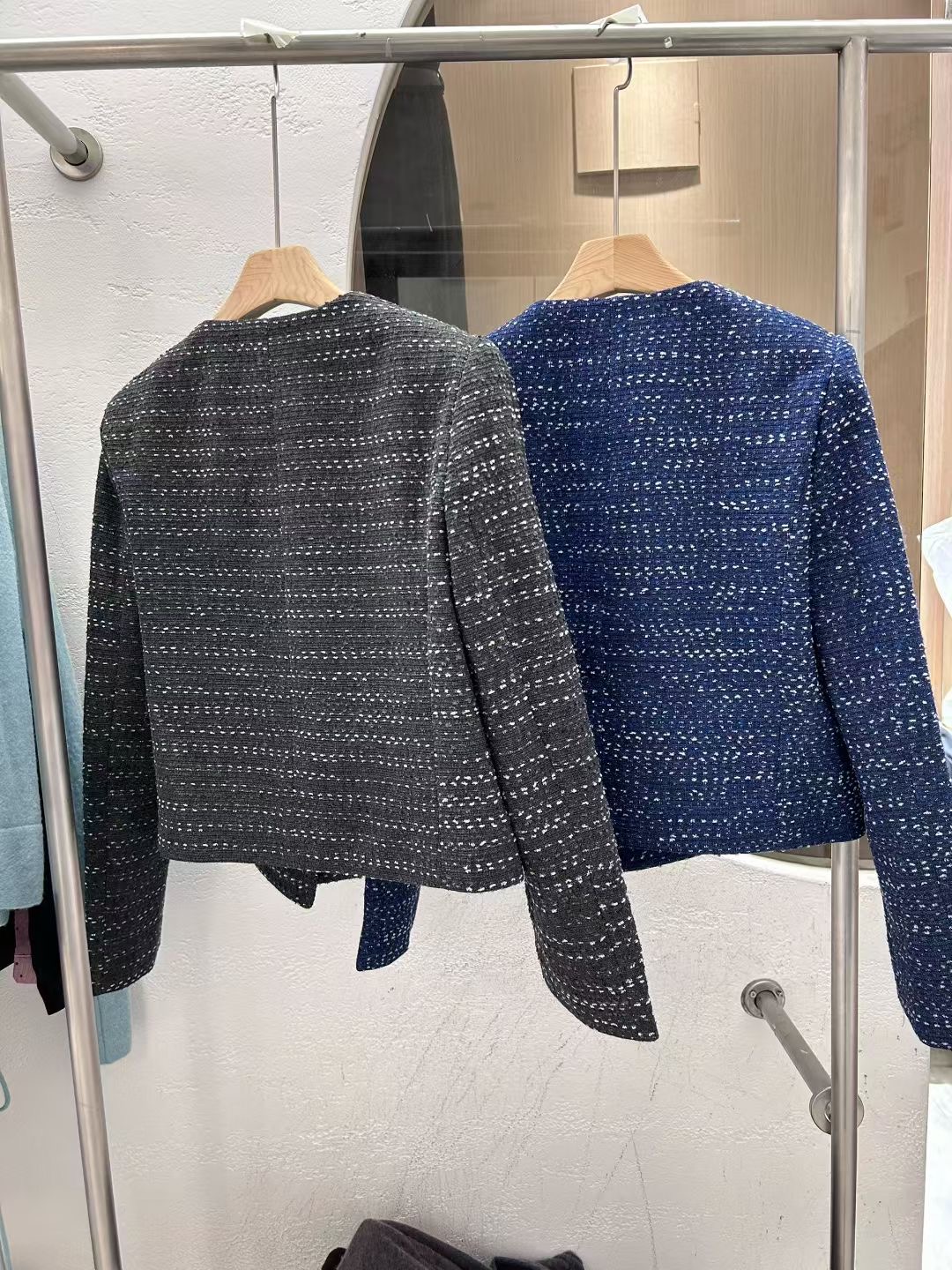 LOUNGE VERA東大門㊣直郵女裝新品休閑推薦25秋冬夾克雙層LOUNGE VERA-2件訂夾克