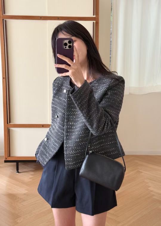 LOUNGE VERA東大門㊣直郵女裝新品休閑推薦25秋冬夾克雙層LOUNGE VERA-2件訂夾克