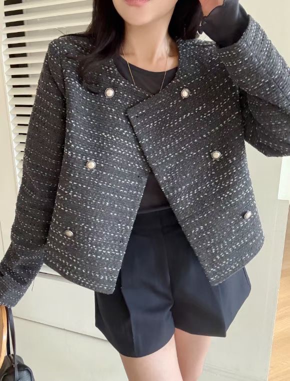 LOUNGE VERA東大門㊣直郵女裝新品休閑推薦25秋冬夾克雙層LOUNGE VERA-2件訂夾克圖色1