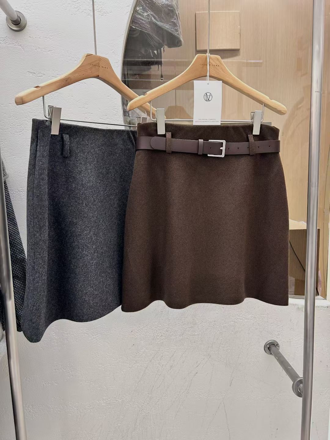 LOUNGE VERA東大門㊣直郵女裝新款時尚25秋冬套裝不含腰帶LOUNGE VERA-2件訂套裝