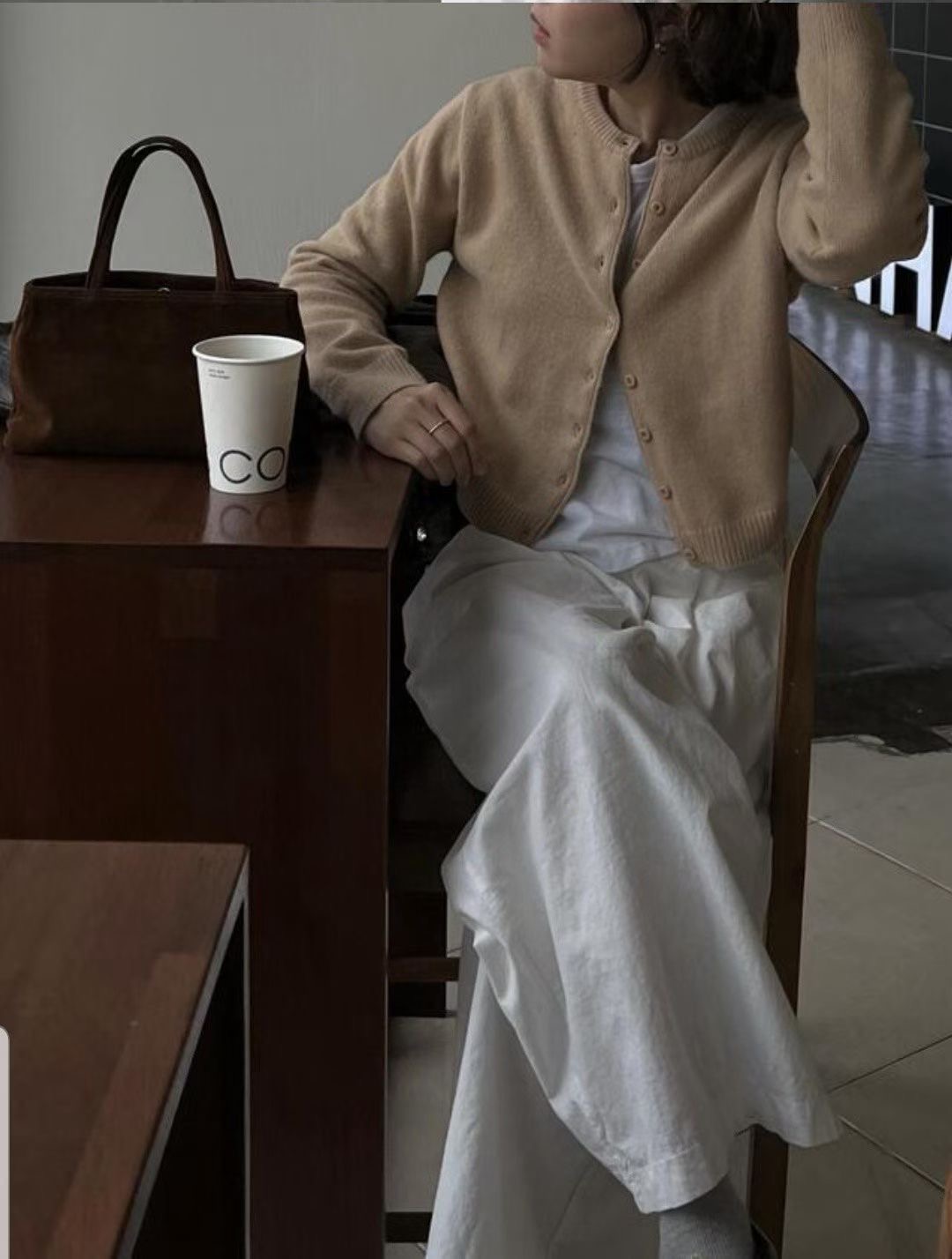 LOUNGE VERA韓國直郵㊣女裝新品職業熱賣休閑真品25秋冬針織衫LOUNGE VERA-2件訂針織衫圖色2