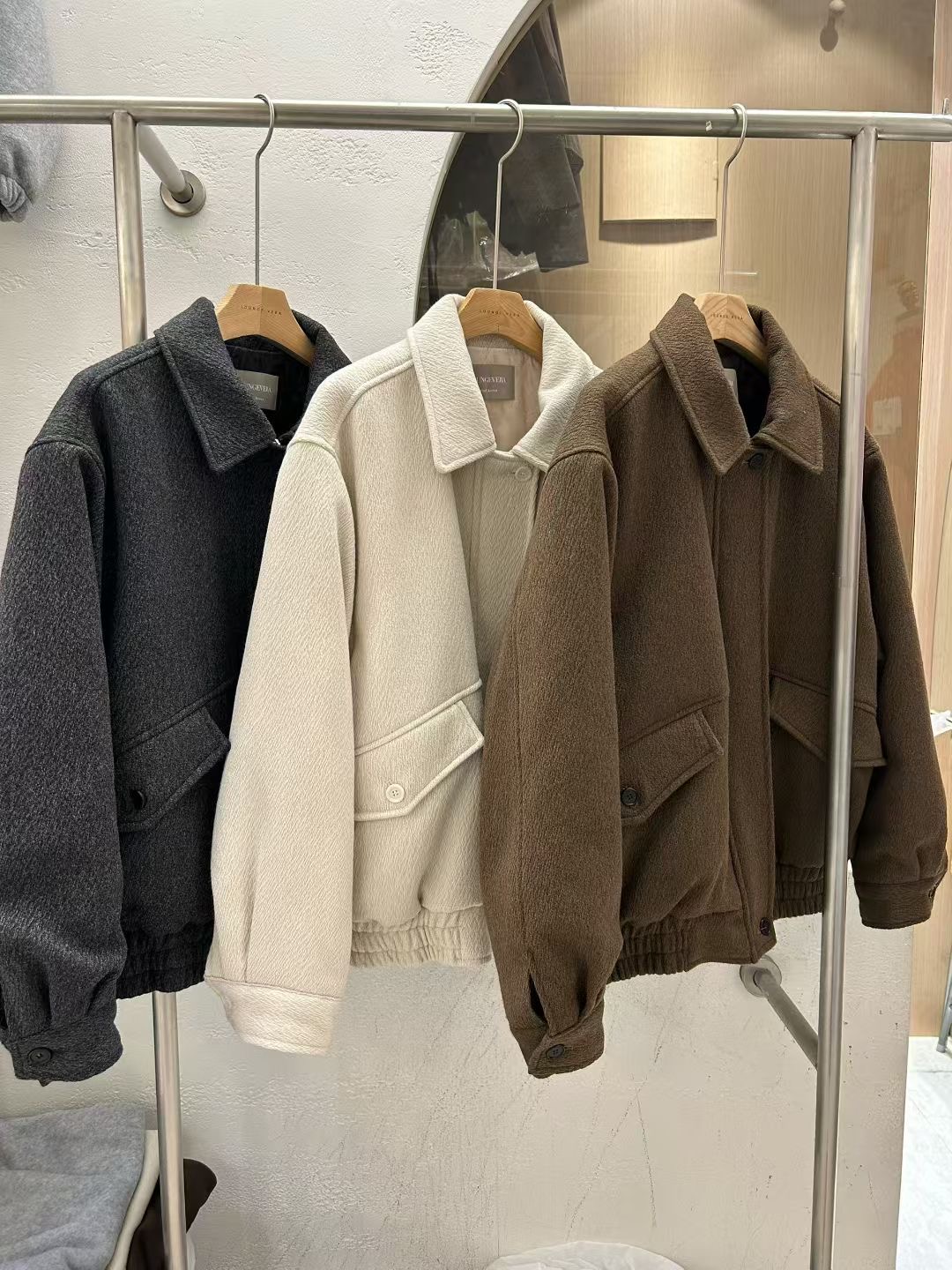 LOUNGE VERA韓國代購㊣女裝新款休閑真品25秋冬職業推薦夾克LOUNGE VERA-2件訂夾克