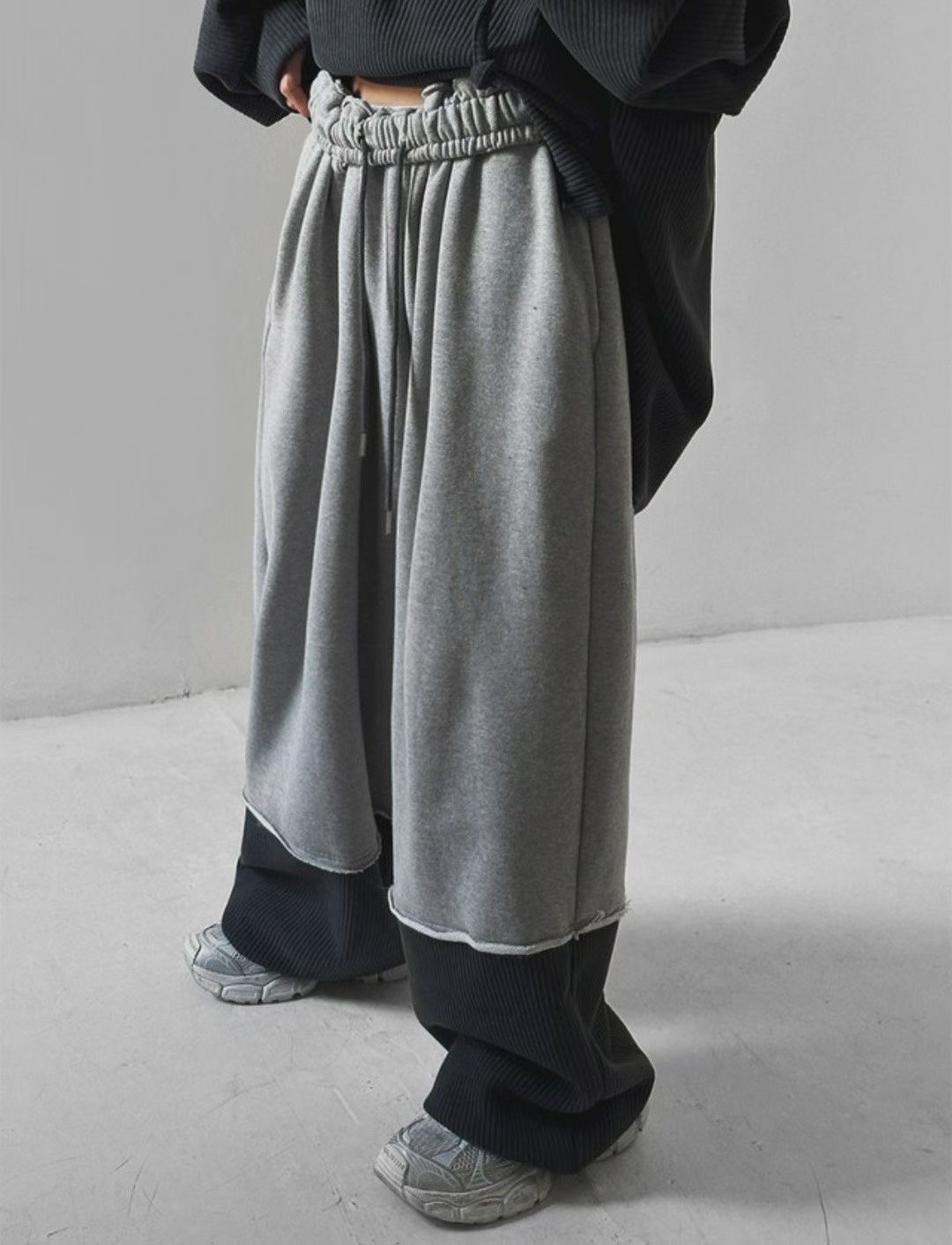 GISELE東大門㊣實拍女士新品時尚推薦休閑人氣熱賣休閑褲腰帶GISELE休閑褲圖色1