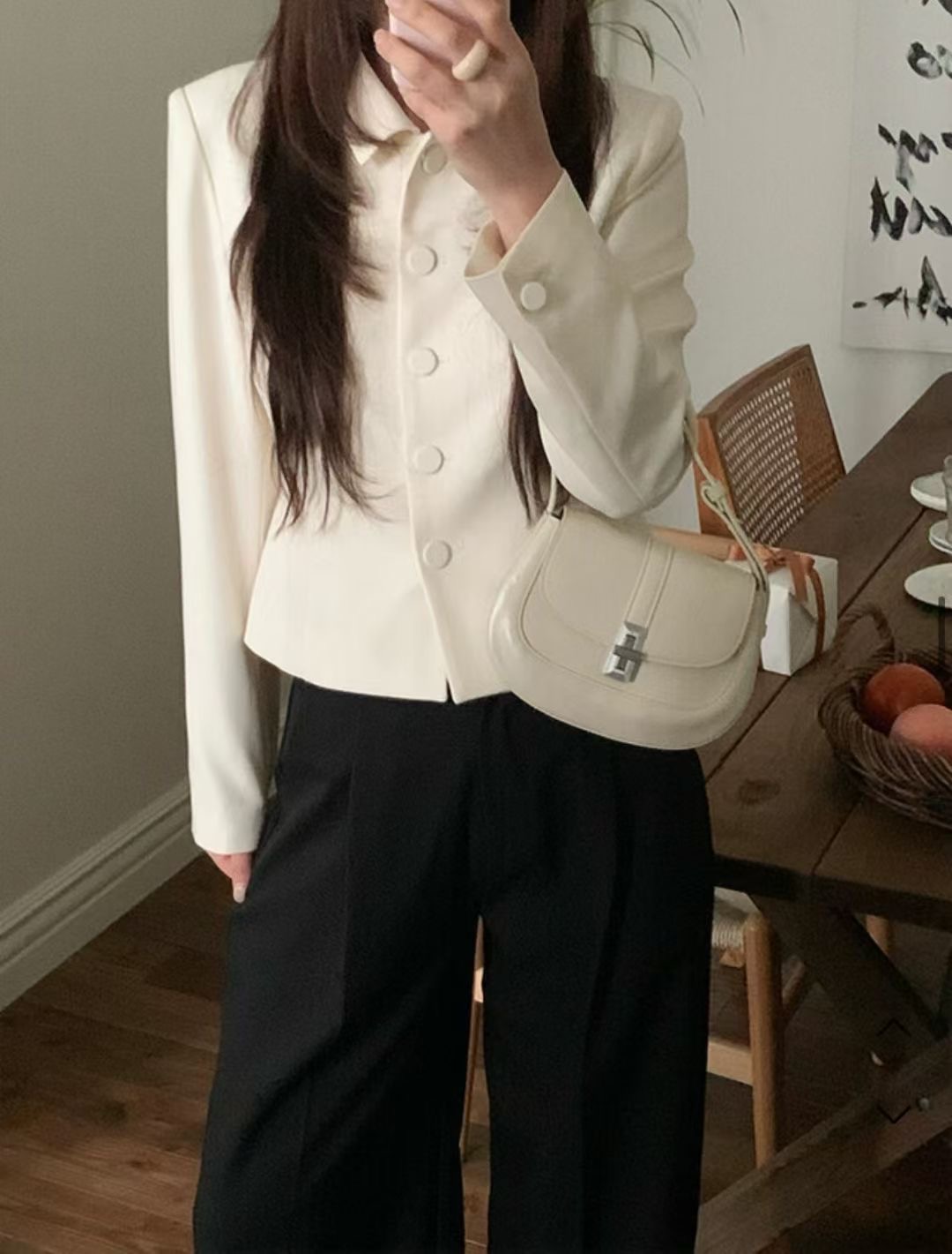 LOUNGE VERA東大門㊣代購女裝新品推薦職業休閑人氣時尚夾克LOUNGE VERA-2件訂夾克