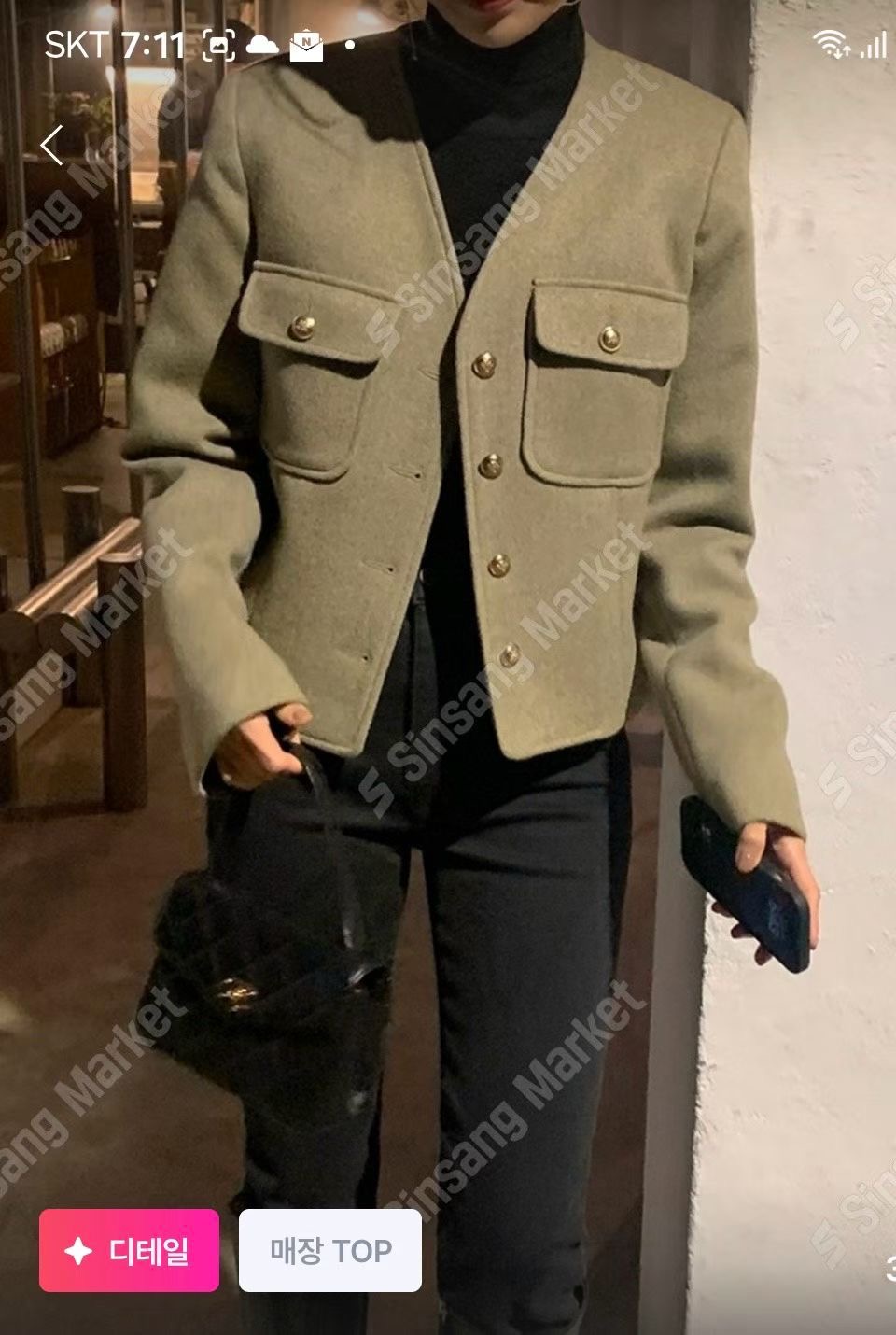 LOUNGE VERA東大門㊣代購女裝新品熱賣休閑真品推薦時尚夾克LOUNGE VERA-2件訂夾克