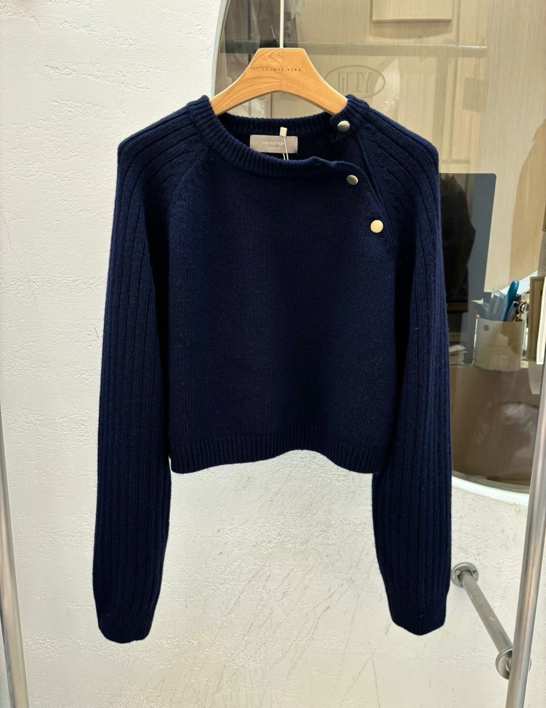 LOUNGE VERA韓國直郵㊣女士新品熱賣職業25秋冬針織衫紐扣LOUNGE VERA-2件訂針織衫圖色3