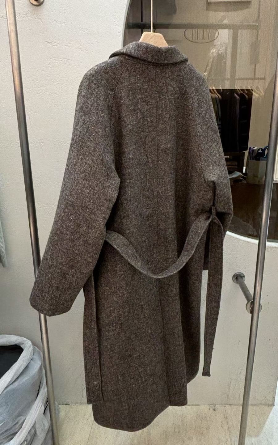 LOUNGE VERA東大門㊣直郵女士新款職業真品中長款大衣含腰帶LOUNGE VERA-2件訂中長款大衣