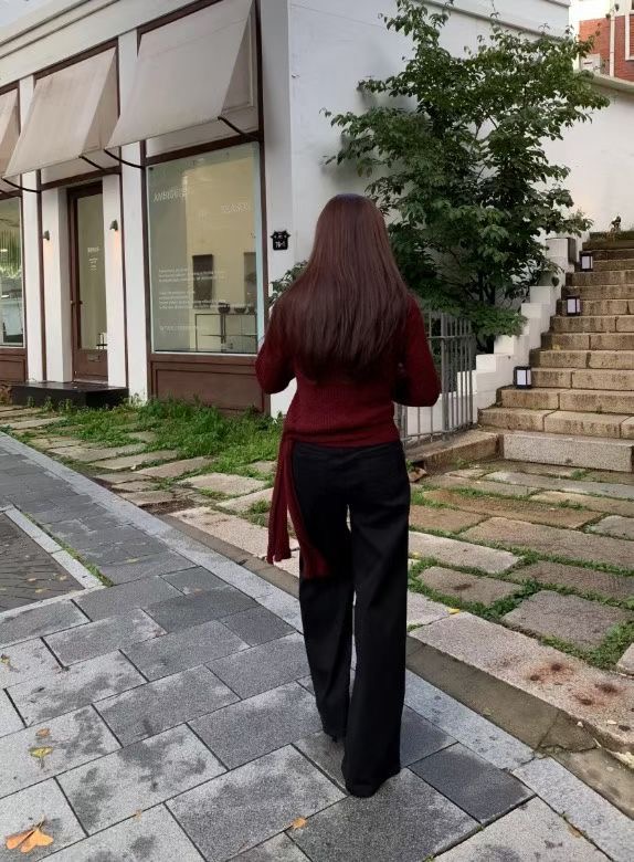 LOUNGE VERA韓國直郵㊣女士新品休閑職業推薦真品時尚針織衫LOUNGE VERA-2件訂針織衫