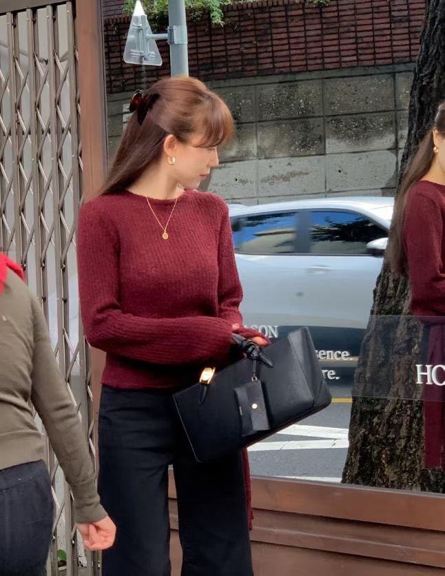 LOUNGE VERA韓國直郵㊣女士新品休閑職業推薦真品時尚針織衫LOUNGE VERA-2件訂針織衫圖色4