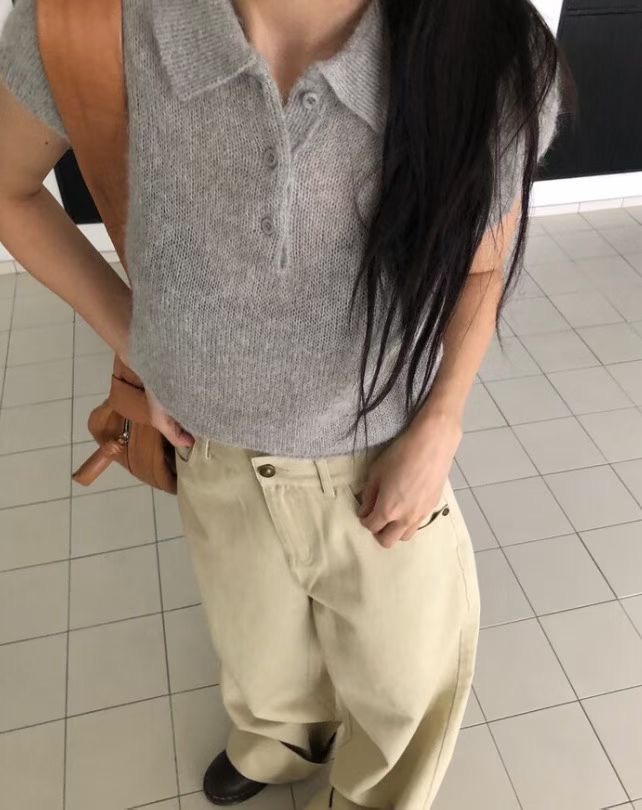 LOUNGE VERA東大門㊣實拍女裝新品職業真品休閑針織衫羊駝毛LOUNGE VERA-2件訂針織衫