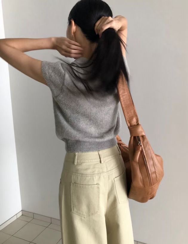 LOUNGE VERA東大門㊣實拍女裝新品職業真品休閑針織衫羊駝毛LOUNGE VERA-2件訂針織衫